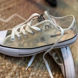 All Star Converse Clear/ See Through *RARE* Size 8 Women’s